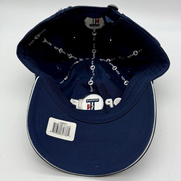 Top Flite Men's Performance Golf Hat Strap Back‎ Blue Spellout Logo TL-Tour - Picture 5 of 6
